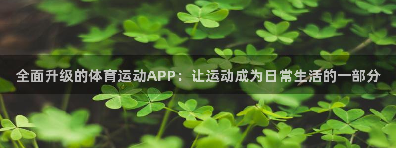 JJB竞技宝官方正版app官方：全面升级的体育运动A