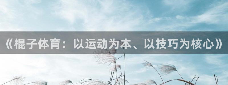 JJB竞技宝官方平台体育：《棍子体育：以运动为本、以