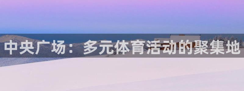 JJB竞技宝官网下载平台注册流程图：中央广场：多元体
